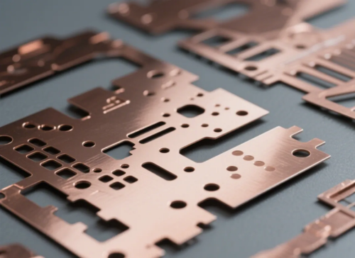 پردازش لیزر فویل مس با سیستم کنترل لیزری